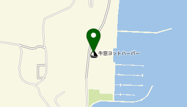 岡山県牛窓ヨットハーバーの地図画像