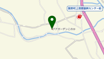 上斎原温泉の地図画像