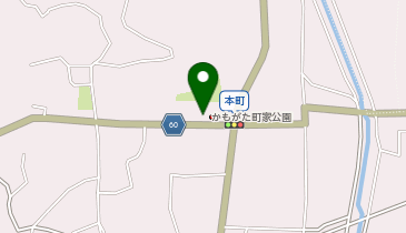 かもがた町家公園の地図画像