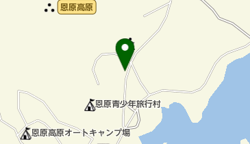 恩原高原の地図画像