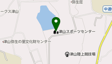 津山スポーツセンターの地図画像
