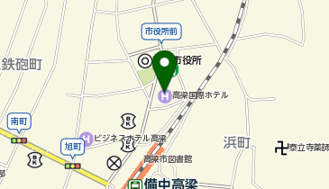 (株)高梁国際ホテルの地図画像