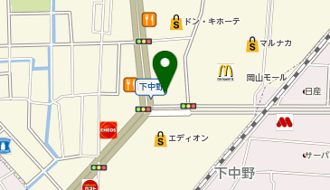 BMW Premium Selection岡山北の地図画像