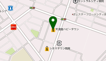 岡南ロフトの地図画像