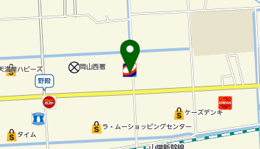 ニコニコレンタカー岡山大安寺店の地図画像
