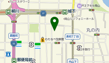 ライザップ岡山店の地図画像
