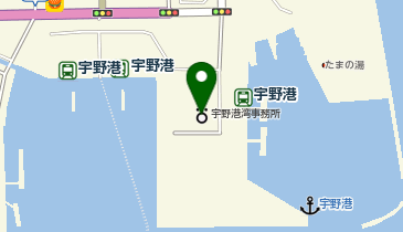 みなとオアシス宇野の地図画像