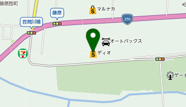 ディオ岡山東店の地図画像