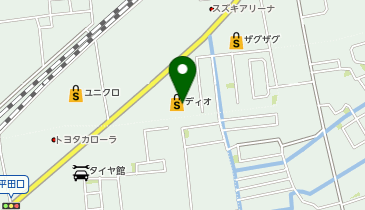 ディオ倉敷店の地図画像