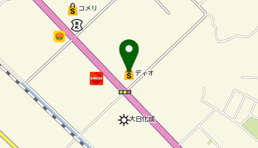 ディオ勝央店の地図画像