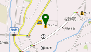 ラ・ムー津山店の地図画像
