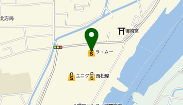 ラ・ムー岡山中央店の地図画像