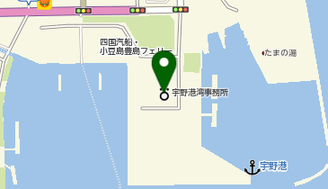 みなとオアシス宇野の地図画像