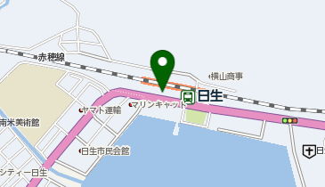 みなとオアシスひなせの地図画像