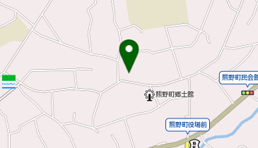 熊野町役場中出張所の地図画像