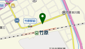 竹原警察署の地図画像