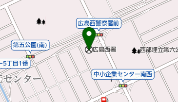 広島西警察署の地図画像