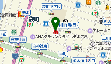 在広島フランス名誉領事館の地図画像