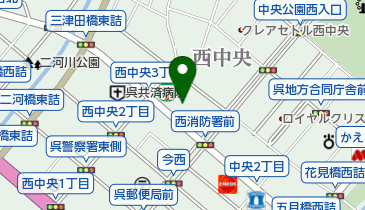 西消防署の地図画像