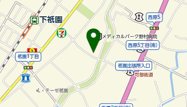 広島市安佐南消防署祇園出張所の地図画像