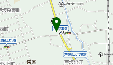 東消防署戸坂出張所の地図画像