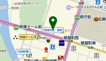 ゆうちょ銀行広島支店の地図画像