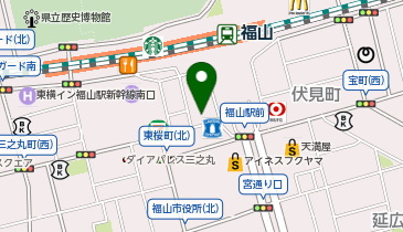 かんぽ生命保険福山支店の地図画像