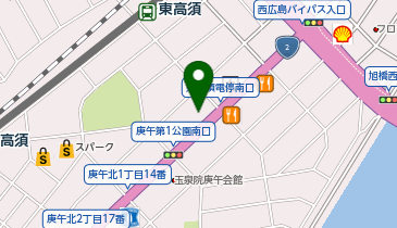 JAF中国本部の地図画像