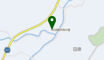 交流館天狗の里の地図画像