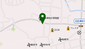 まちづくり博物館の地図画像