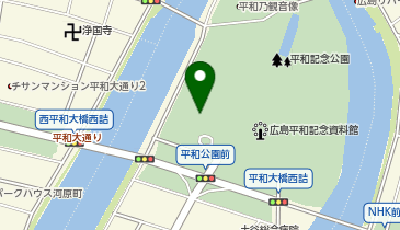 広島国際会議場の地図画像