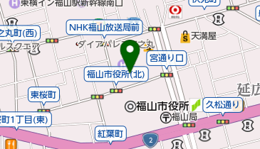 広島県民文化センターふくやまの地図画像