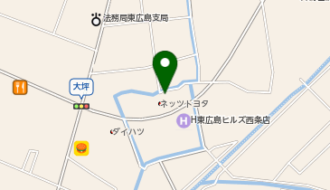 アイフィットホールつつじの地図画像
