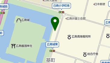 (株)中国放送本社の地図画像