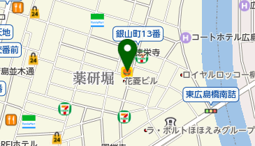 ほっかほっか亭銀山町店の地図画像