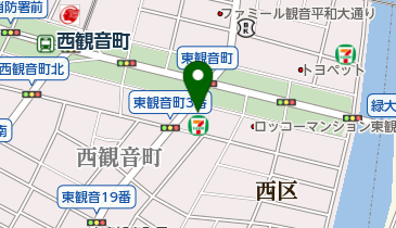 広島銀行平和大通り支店の地図画像