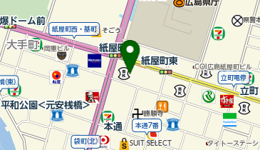 もみじ銀行新天地支店の地図画像