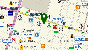 山陰合同銀行広島支店の地図画像
