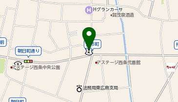 呉信用金庫西条支店の地図画像