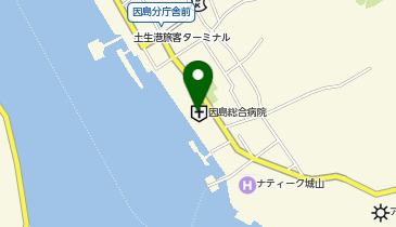 日立造船健康保険組合因島総合病院の地図画像