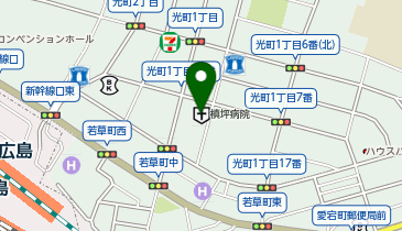 槙坪病院の地図画像