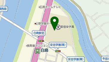 私立安田女子高校の地図画像