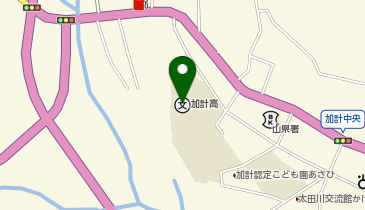 広島県立加計高校の地図画像