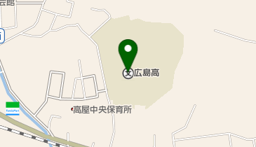 広島県立広島高校の地図画像