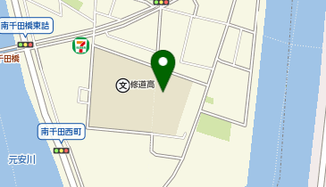 私立修道高校の地図画像