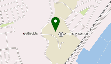 私立ノートルダム清心中学校の地図画像