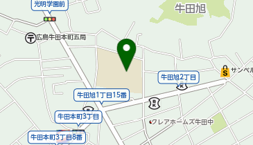 広島市立牛田小学校の地図画像