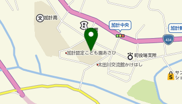 安芸太田町立加計小学校の地図画像