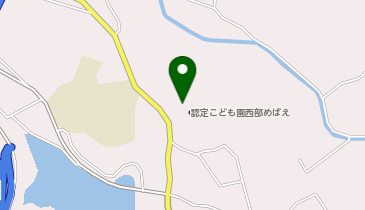 認定こども園西部めばえの地図画像