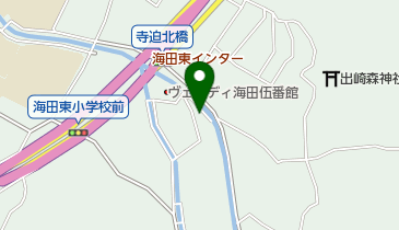 東海田幼稚園の地図画像